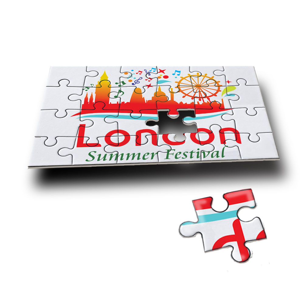 Puzzle als Einladung